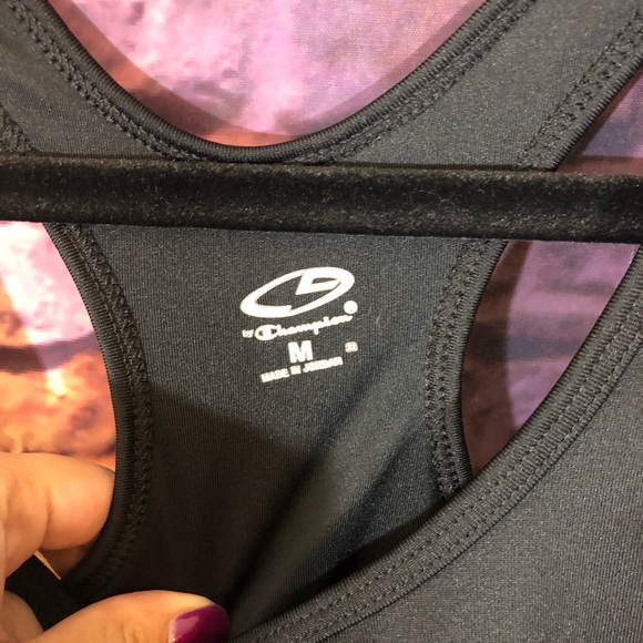 Champion black racerback tank active medium - Picture 2 of 8